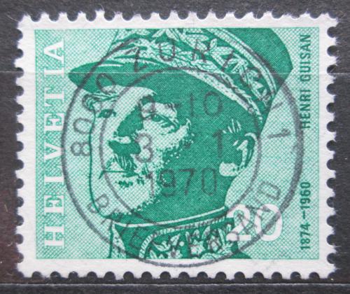 Poštová známka Švýcarsko 1969 Generál Henri Guisan Mi# 907