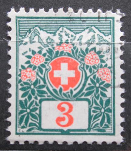 Poštová známka Švýcarsko 1910 Doplatná Mi# 30