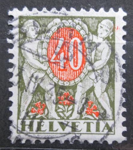 Poštová známka Švýcarsko 1924 Doplatná Mi# 48 x