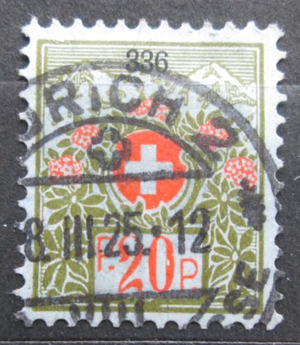 Poštová známka Švýcarsko 1921 Doplatná Mi# 7 I