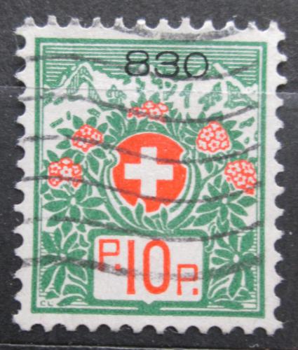 Poštová známka Švýcarsko 1927 Doplatná Mi# 12 I x