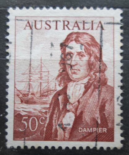 Poštová známka Austrália 1966 William Dampier, moøeplavec Mi# 375