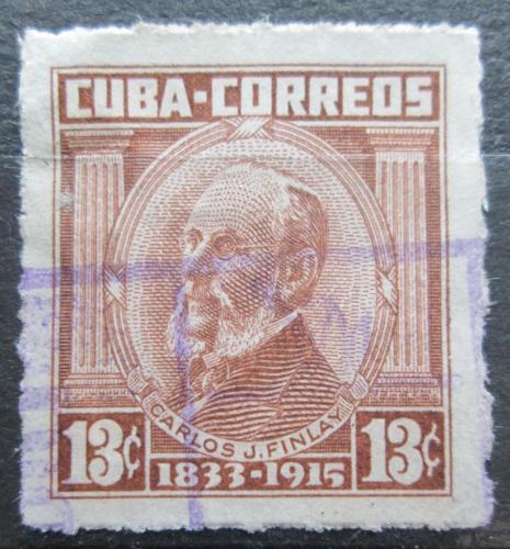 Poštová známka Kuba 1954 Carlos J. Finlay Mi# 417