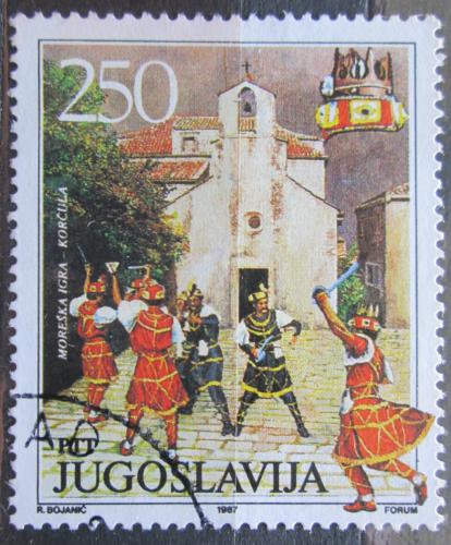 Poštová známka Juhoslávia 1988 Umenie Mi# 2253