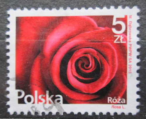 Poštová známka Po¾sko 2015 Rùže Mi# 4789 Kat 3.40€