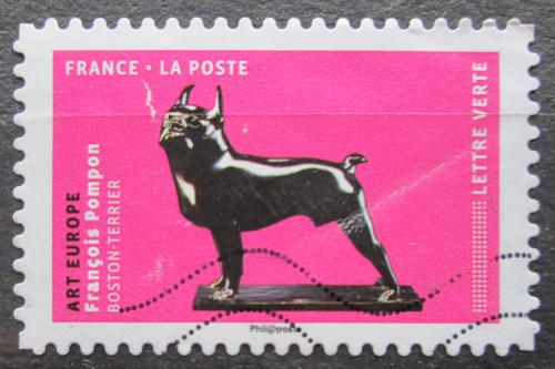 Poštová známka Francúzsko 2018 Socha psa Mi# 6946