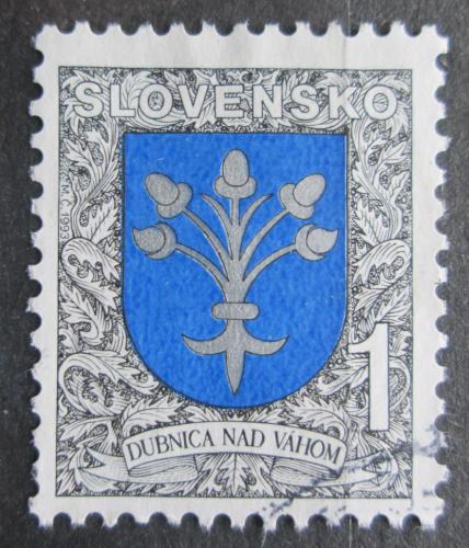 Poštová známka Slovensko 1993 Znak Dubnica nad Váhom Mi# 177