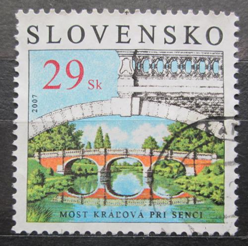Poštová známka Slovensko 2007 Most Krá¾ová pri Senci Mi# 565