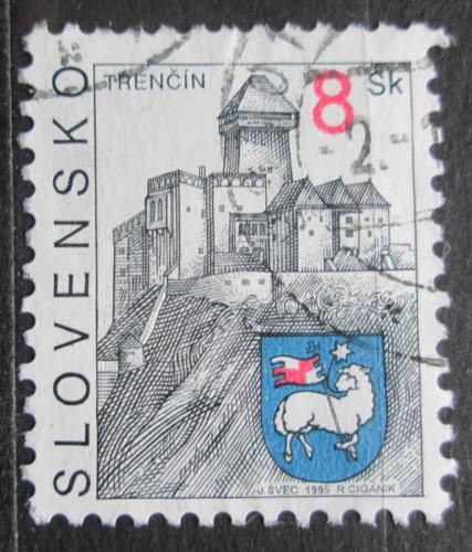 Poštová známka Slovensko 1995 Trenèianský hrad Mi# 238