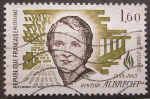 Poštová známka Francúzsko 1983 Berthie Albrecht Mi# 2417