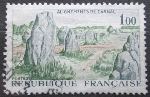 Poštová známka Francúzsko 1965 Megalitické øady v Carnacu Mi# 1519