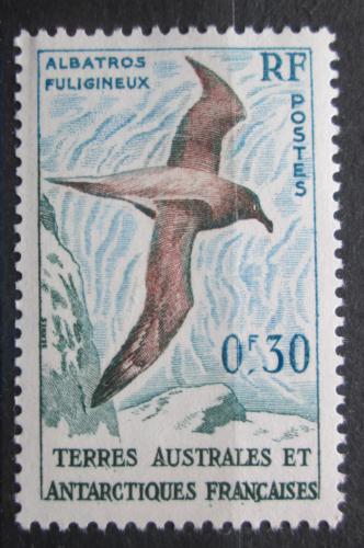 Poštová známka Francúzska Antarktída 1959 Albatros svìtlohøbetý Mi# 14