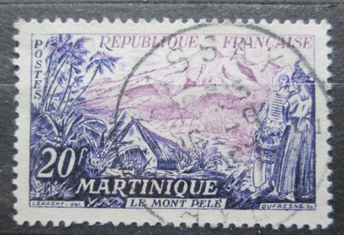 Poštová známka Francúzsko 1955 Mont Pelé, Martinique Mi# 1069