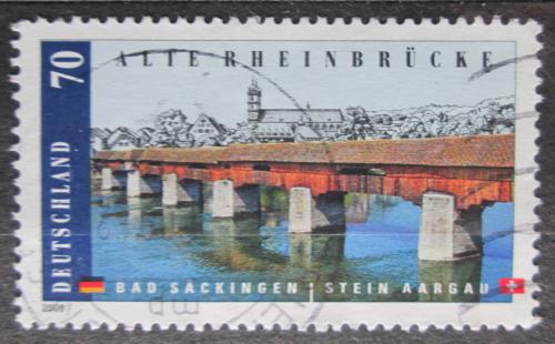 Poštová známka Nemecko 2008 Døevìný most Mi# 2691