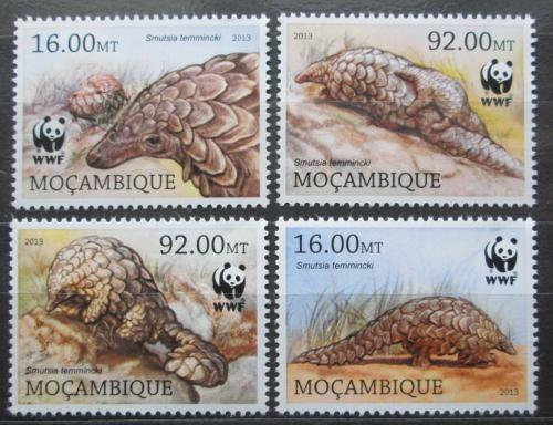 Poštové známky Mozambik 2013 Šupinavec savanový, WWF Mi# 6429-32 Kat 13€