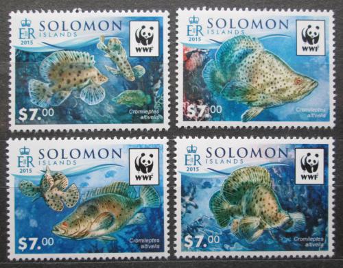 Poštové známky Šalamúnove ostrovy 2015 Kanic teèkovaný, WWF Mi# 3426-29 Kat 9.50€