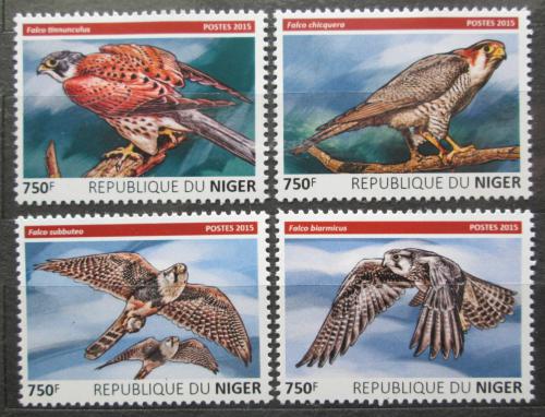 Poštové známky Niger 2015 Sokoli Mi# 3791-94 Kat 12€