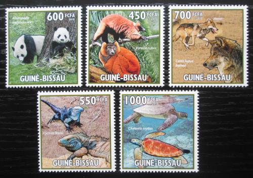 Poštové známky Guinea-Bissau 2010 Fauna Mi# 4804-08 Kat 13€