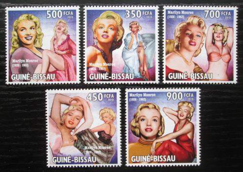 Poštové známky Guinea-Bissau 2010 Marilyn Monroe Mi# 4551-55 Kat 11€
