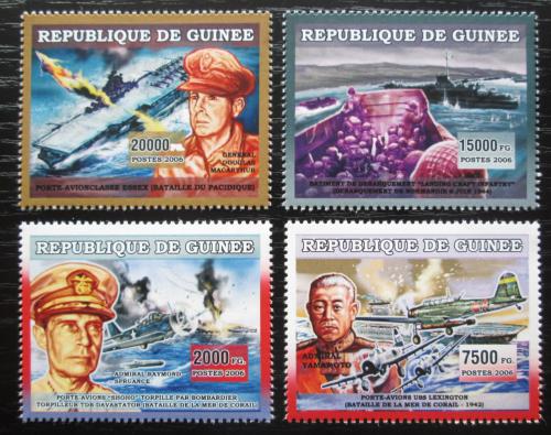 Poštové známky Guinea 2006 Vojna Mi# 4485-88 Kat 12€