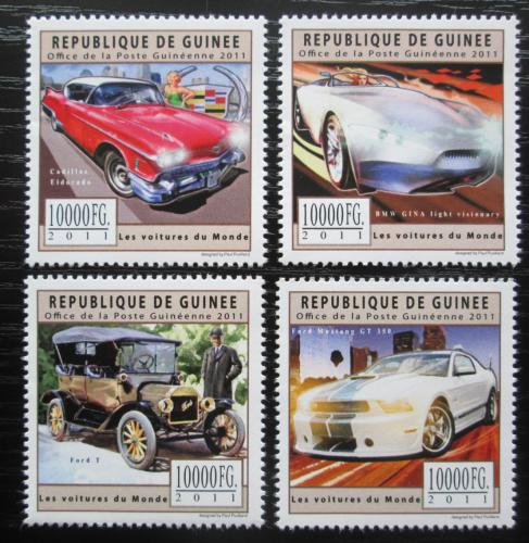 Poštovní známky Guinea 2011 Auta svìta Mi# 9014-17 Kat 16€