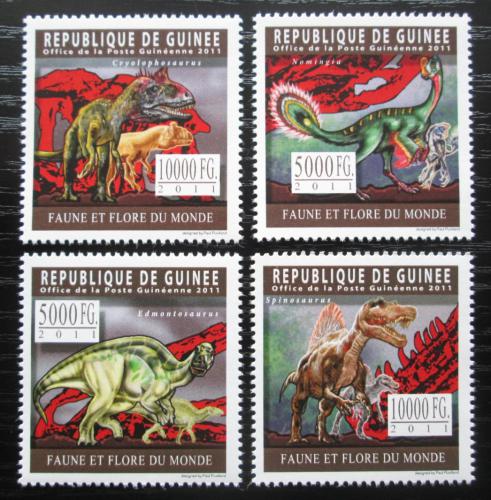 Poštové známky Guinea 2011 Dinosaury Mi# 8299-8302 Kat 12€