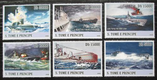 Poštové známky Svätý Tomáš 2008 Ponorky Mi# 3371-76 Kat 12€