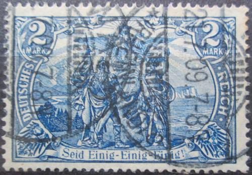 Poštová známka Nemecko 1906 Sever a jih Mi# 95 A I
