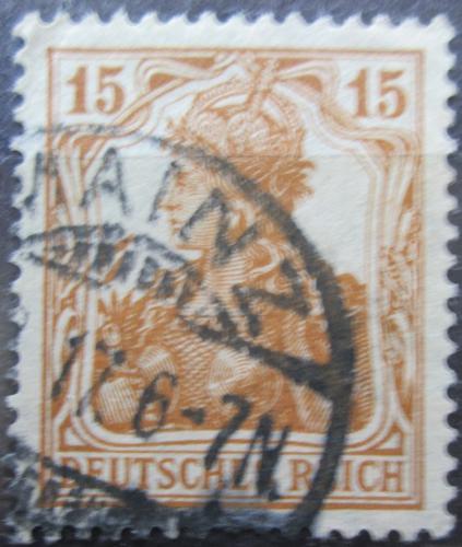 Poštová známka Nemecko 1916 Germania Mi# 100