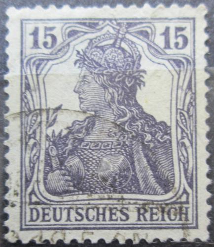 Poštová známka Nemecko 1917 Germania Mi# 101