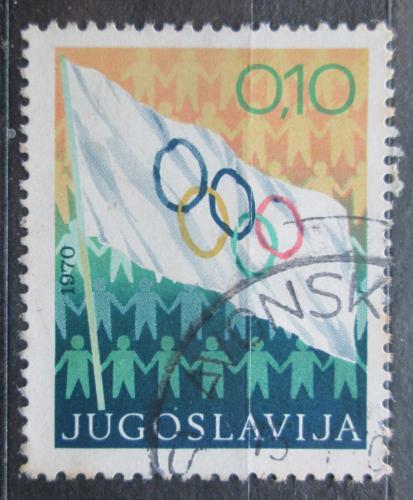 Poštová známka Juhoslávia 1970 Olympijský týden, daòová Mi# 39