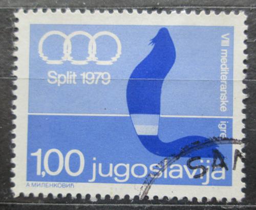 Poštová známka Juhoslávia 1979 Støedomoøské hry ve Splitu, daòová Mi# 63