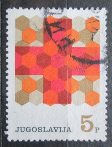 Poštová známka Juhoslávia 1968 Èervený kríž, daòová Mi# 34