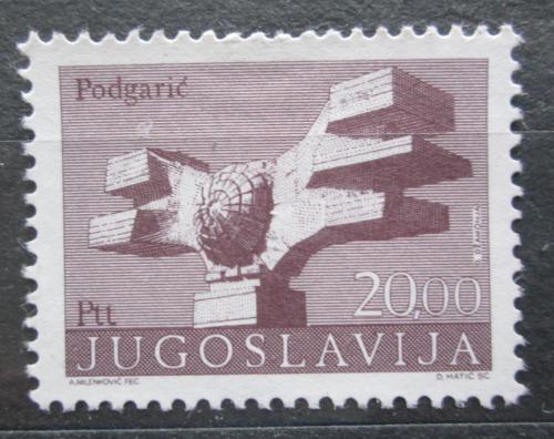 Poštová známkaJuhoslávia 1974 Pamätník v Podgariæi Mi# 1544