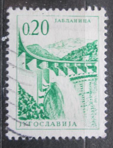 Poštová známka Juhoslávia 1966 Vodní elektrárna Mi# 1155