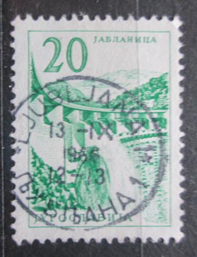 Poštová známka Juhoslávia 1965 Vodní elektrárna Mi# 1131