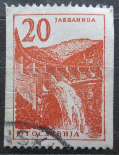 Poštová známka Juhoslávia 1959 Vodní elektrárna Mi# 899