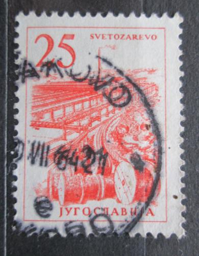 Poštová známka Juhoslávia 1961 Továrna na kabely Mi# 978