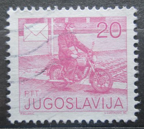 Poštovní známka Jugoslávie 1986 Poštovní služby Mi# 2151