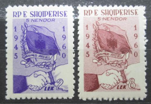 Poštové známky Albánsko 1961 Pøátelství se SSSR Mi# 619-20