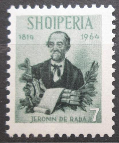 Poštová známka Albánsko 1964 Jeronim de Rada, spisovatel Mi# 885