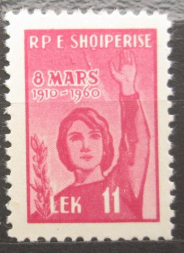 Poštovní známka Albánie 1960 Mezinárodní den žen Mi# 592 Kat 3.50€