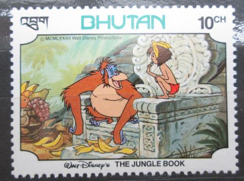 Poštovní známka Bhútán 1982 Disney postavièky Mi# 786