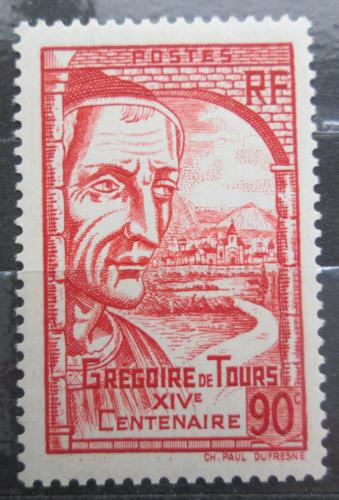 Potov znmka Franczsko 1939 Gregor von Tours Mi# 454 - zvi obrzok