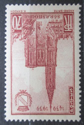 Potov znmka Franczsko 1939 Katedrla Notre-Dame Mi# 458