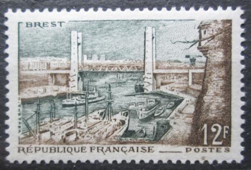 Poštová známka Francúzsko 1957 Prístav Brest Mi# 1144