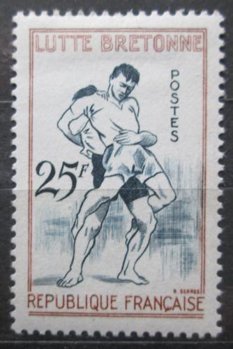 Poštová známka Francúzsko 1958 Zápas Mi# 1200 