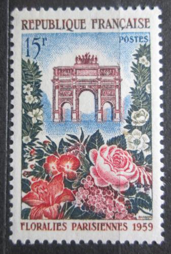 Poštová známka Francúzsko 1959 Výstava kvìtin v Paøíži Mi# 1228