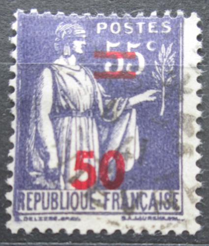 Poštová známka Francúzsko 1941 Mír pretlaè Mi# 479