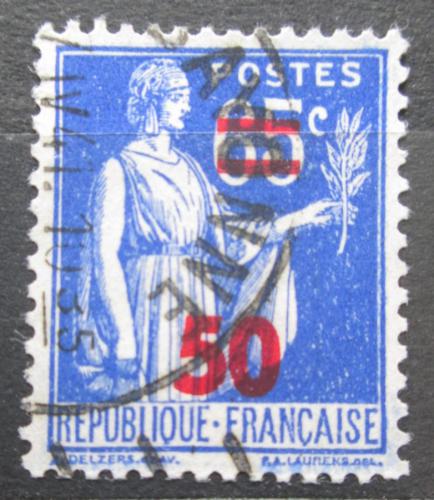 Poštová známka Francúzsko 1941 Mír pretlaè Mi# 480